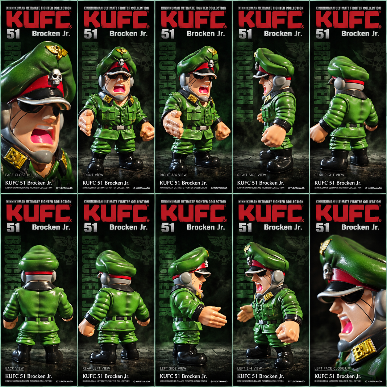 KUFC 51 ブロッケン Jr. 原作 軍服 叫び ハイグレード | キン肉マンの